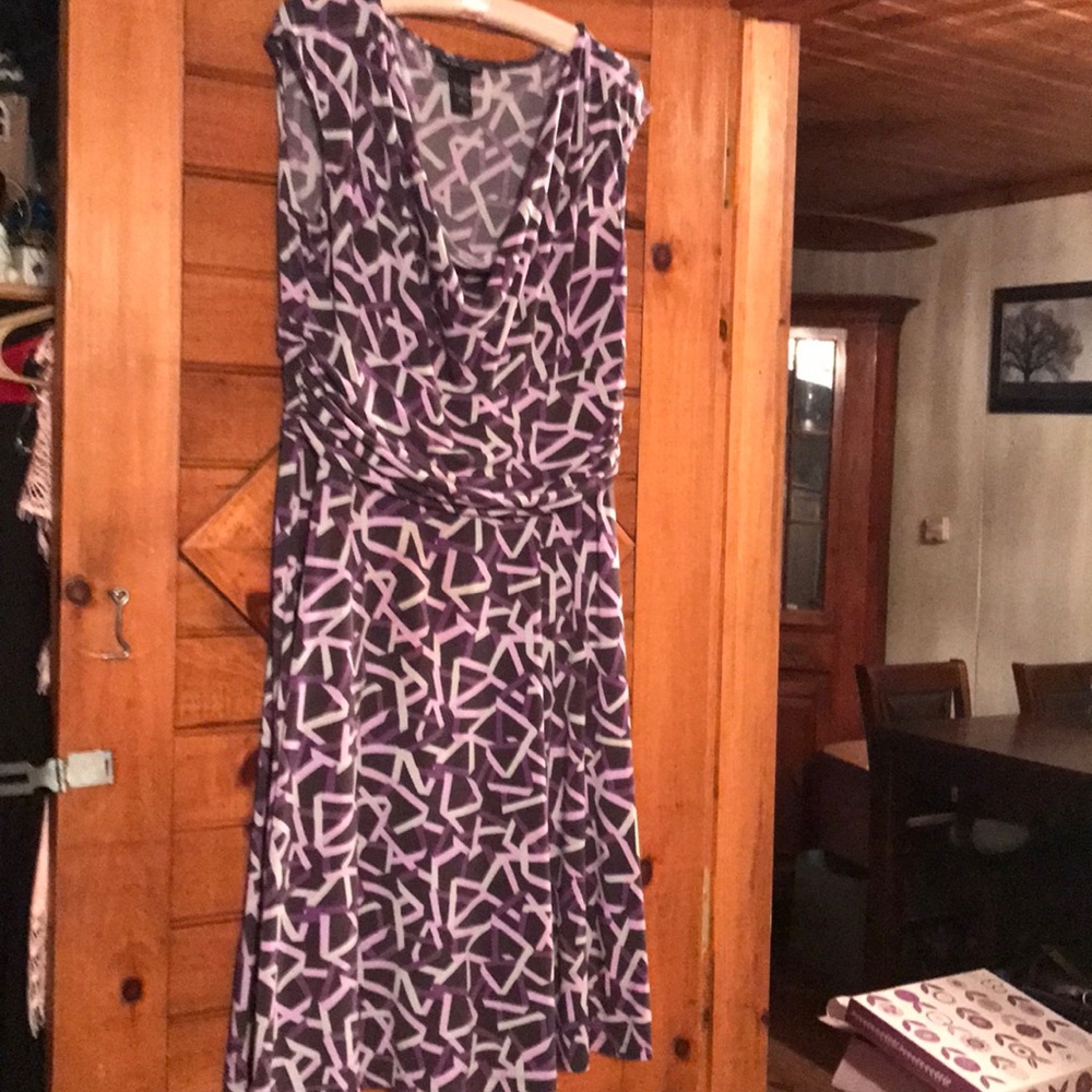 Women’s New York &co Purple print dress